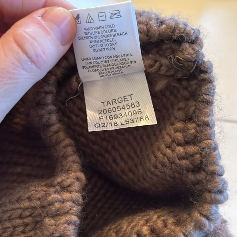 🌸Brown Knit Diaper Cover from target